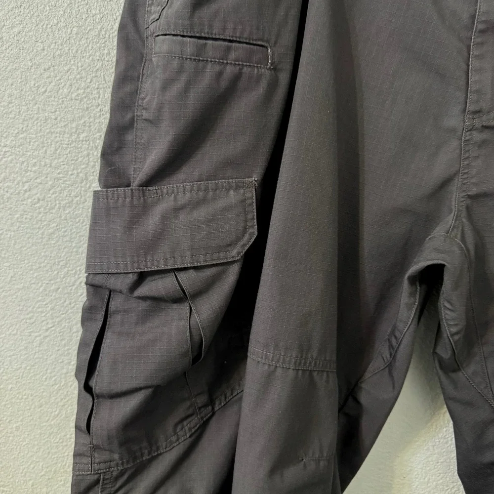 CQR Mens Tactical Cargo Pants 46x30 Gray Ripstop‎ Outdoor Utility Workwear